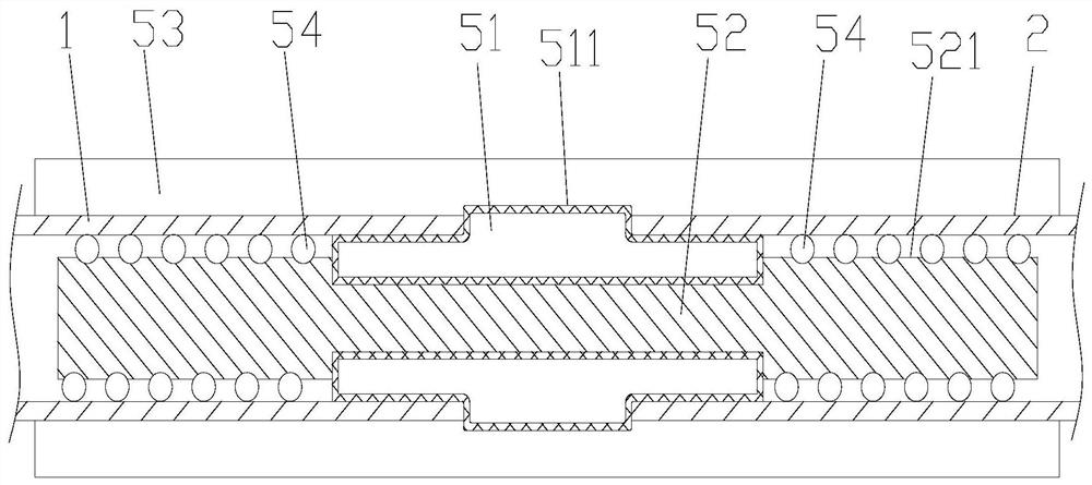 Combined mirror bracket of passenger car outside rear-view mirror