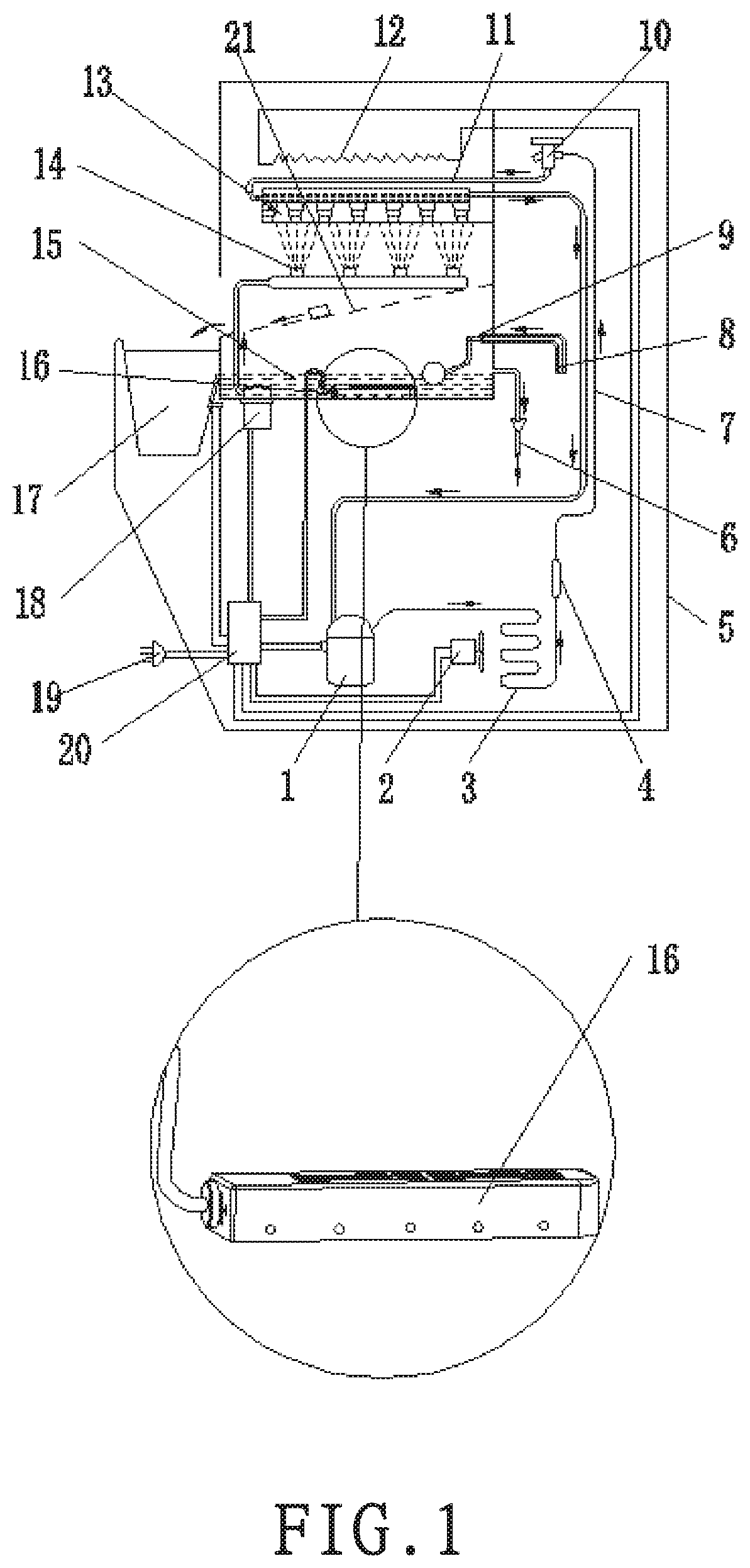 Ice maker affixed with ozonated water and hypochlorous acid water capable of sterilizing bacteria