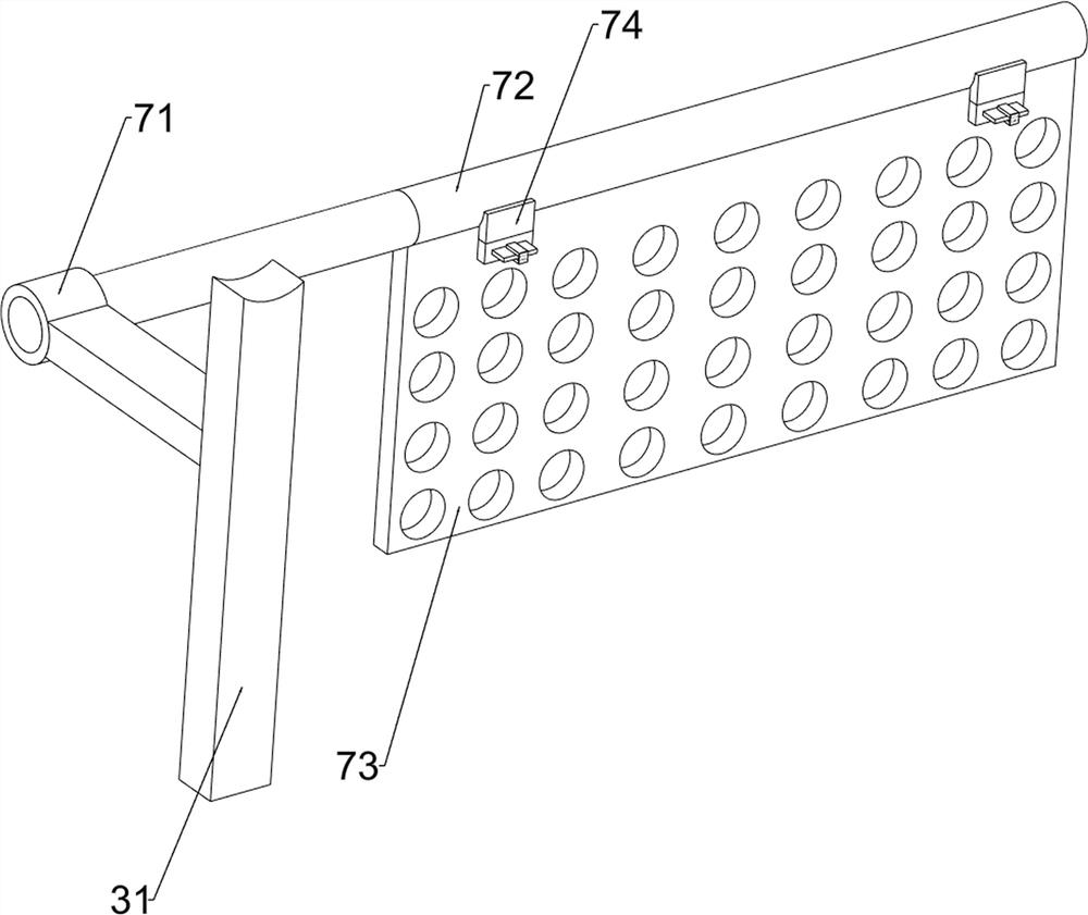 Heat dissipation frame for new energy automobile battery management