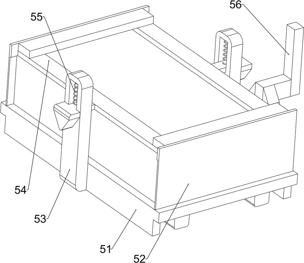 Heat dissipation frame for new energy automobile battery management