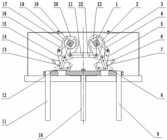 Double-power-supply automatic change-over switch structure with neutral line overlapping function