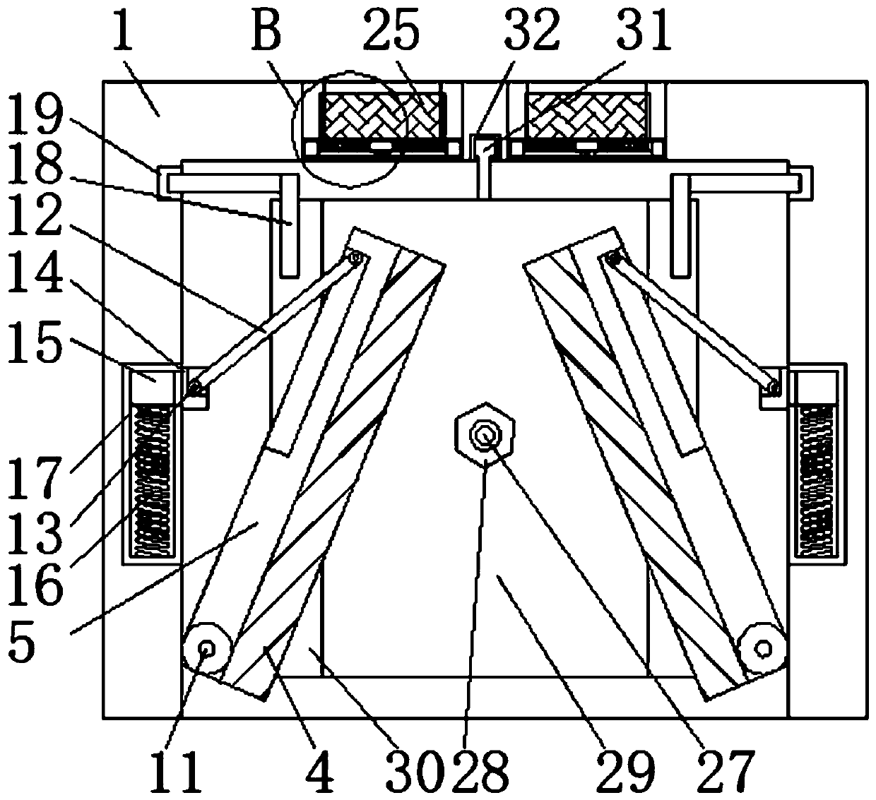 High-low voltage electrical equipment with ventilation and moisture-proof structure