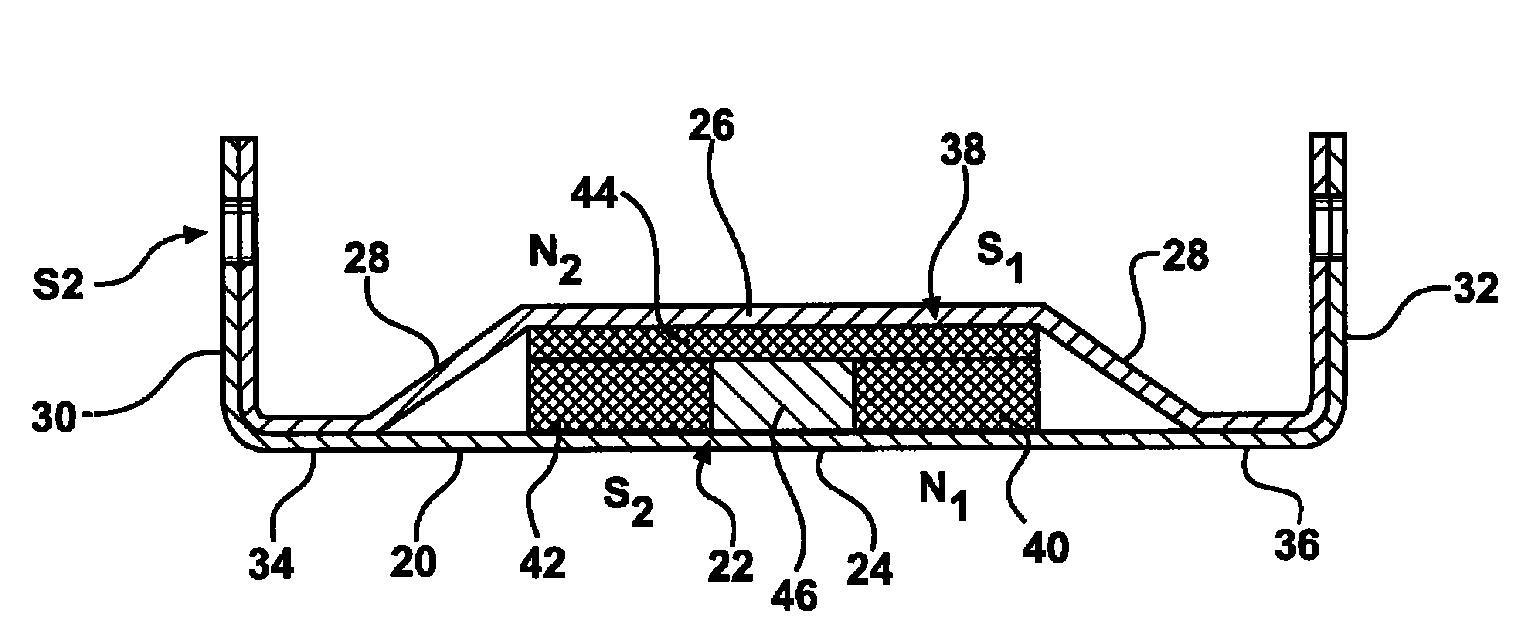 Magnet assembly for a conveyor system