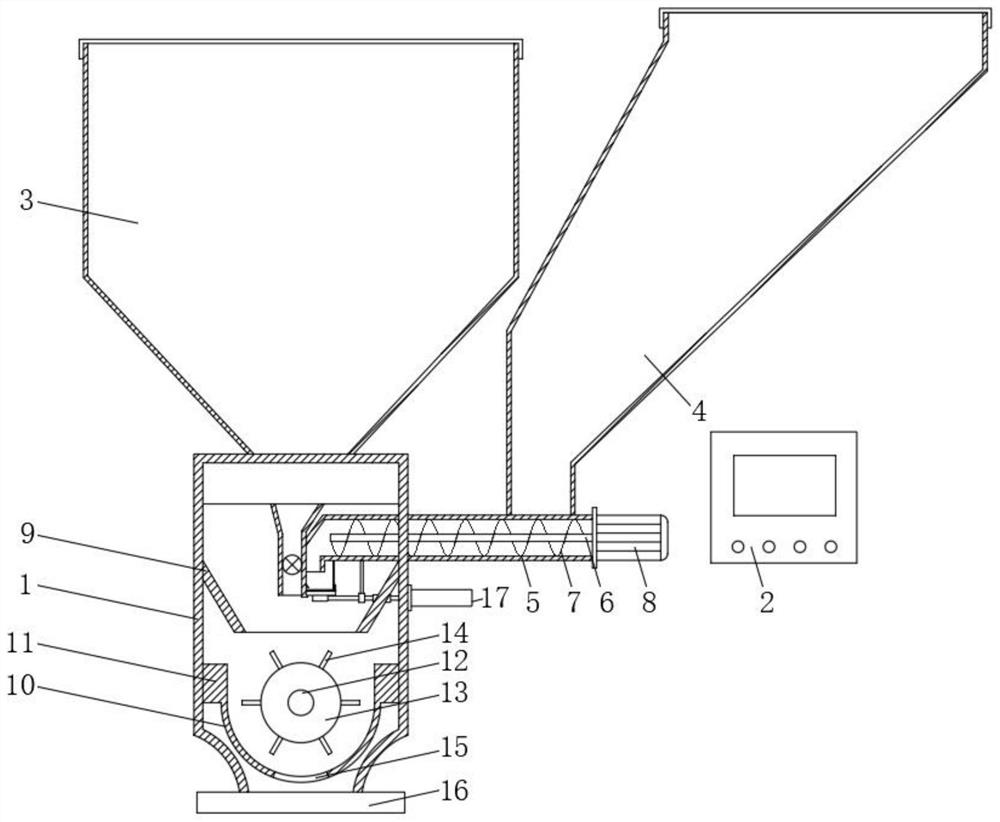 Weighing type color master machine and automatic correction method and application thereof