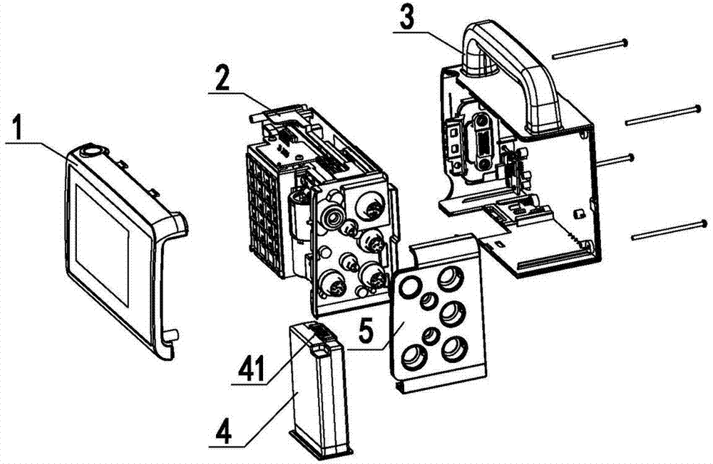 Portable multi-parameter physical sign monitoring device