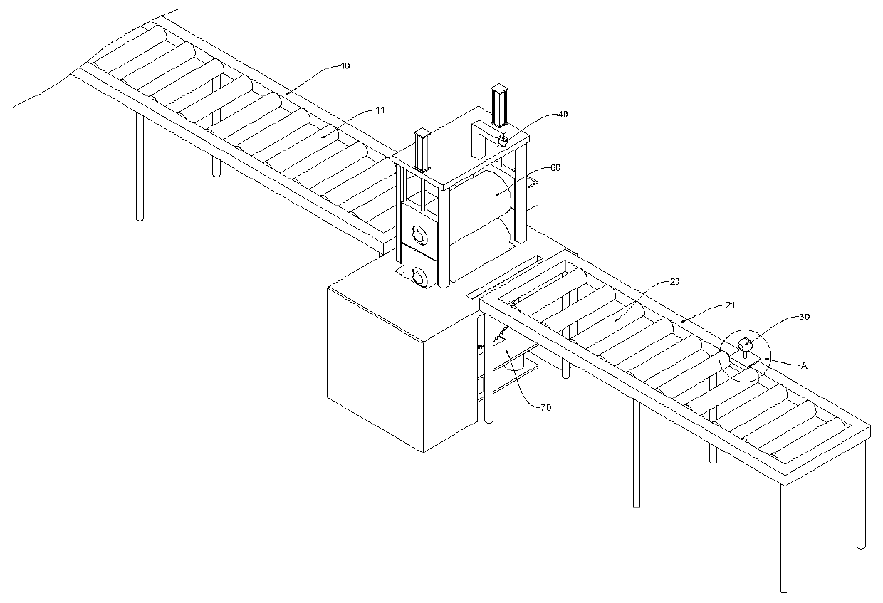 Bamboo tube cutting machine