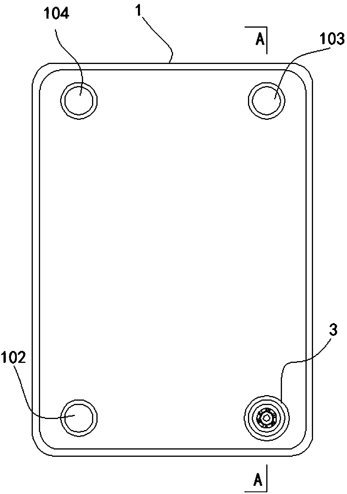 Anti-freezing plate heat exchanger