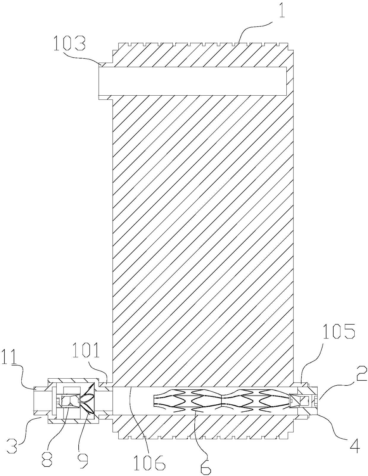 Anti-freezing plate heat exchanger