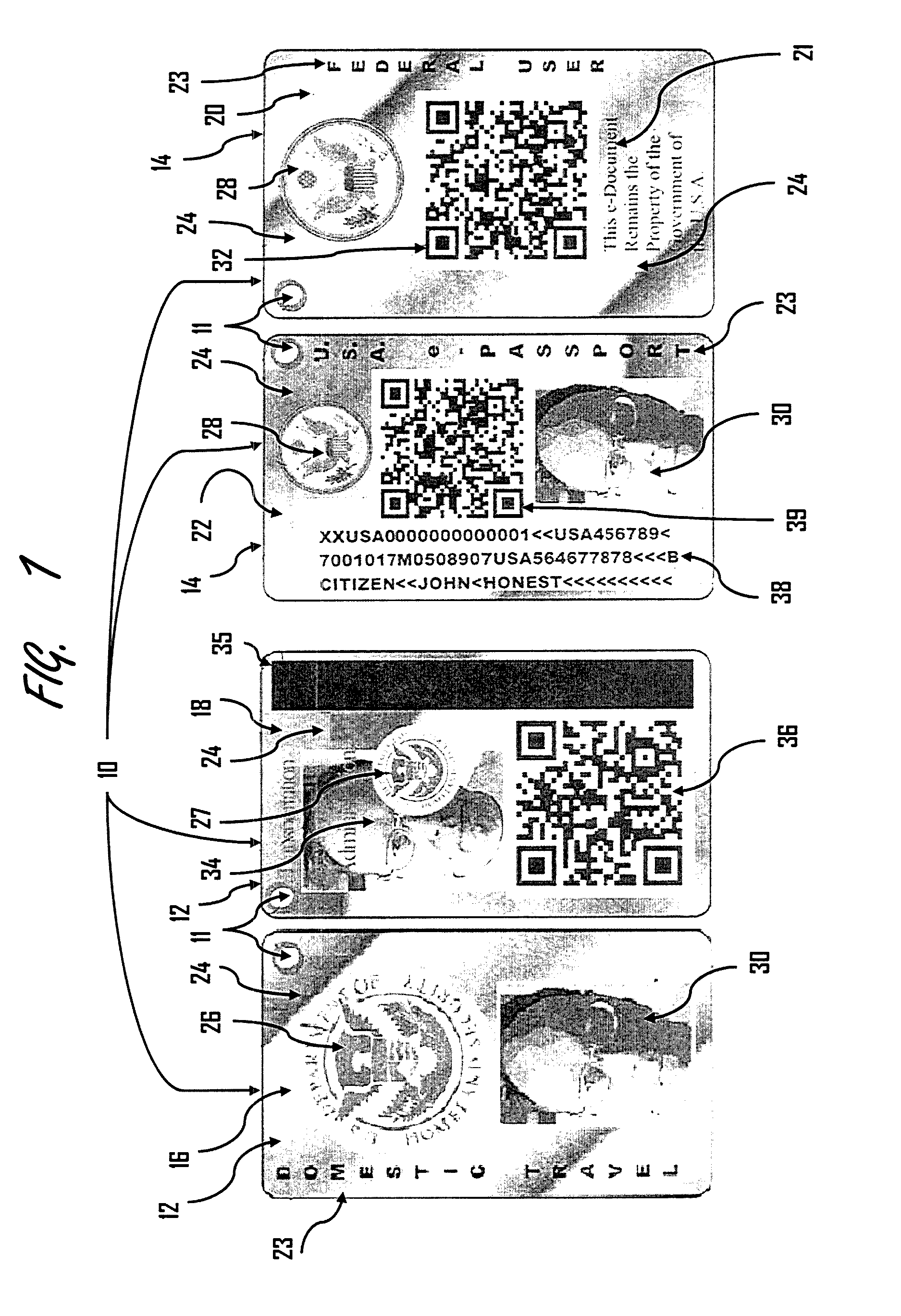 Multiface document