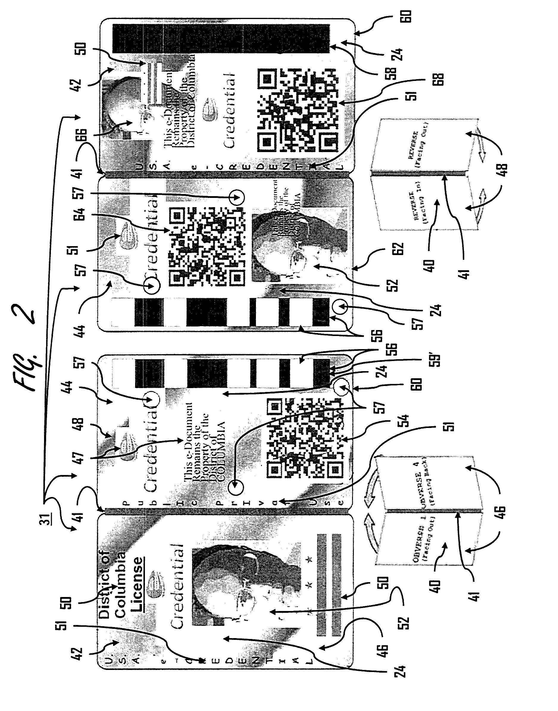 Multiface document