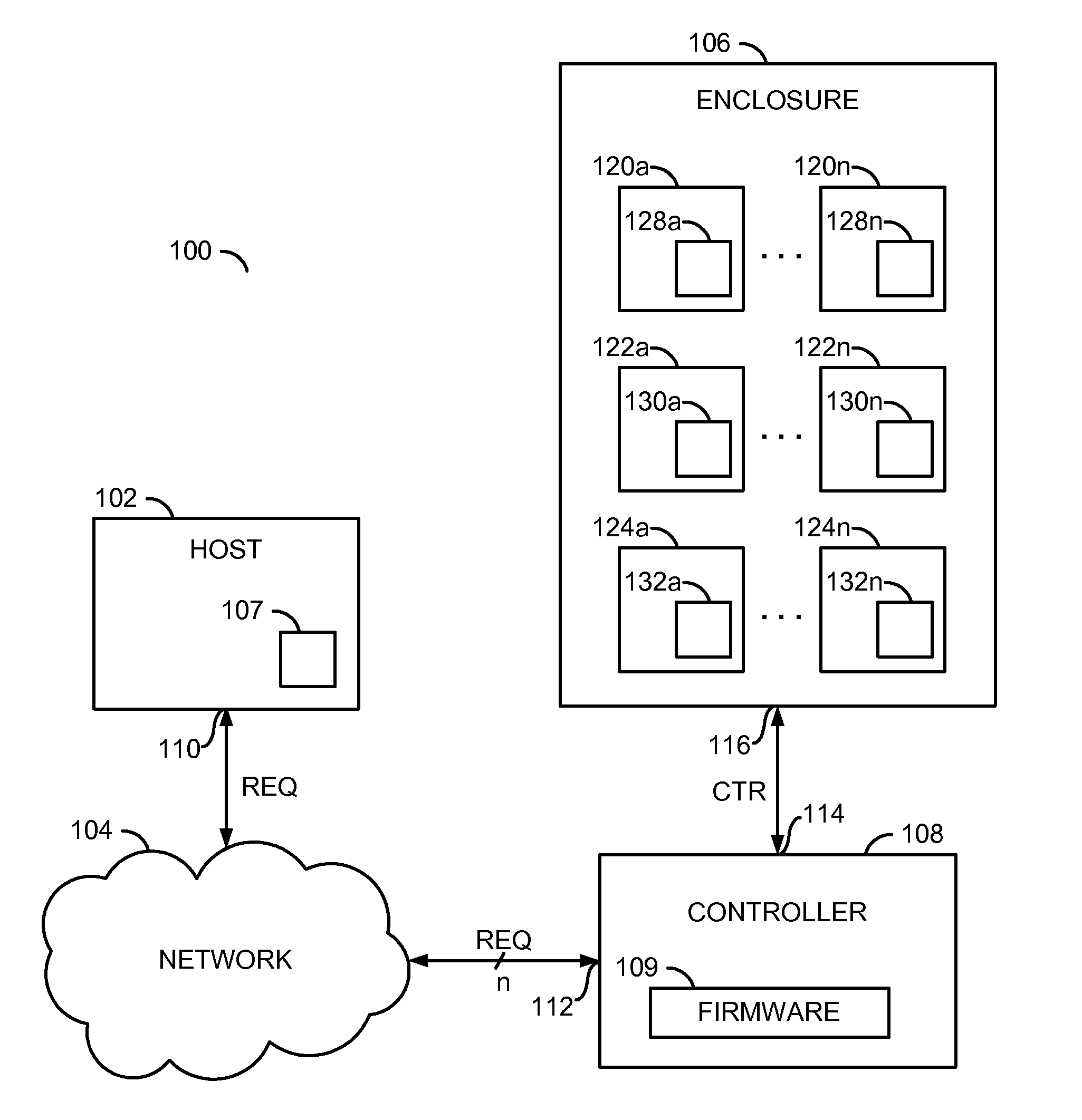 System for performing firmware updates on a number of drives in an array with minimum interruption to drive I/O operations