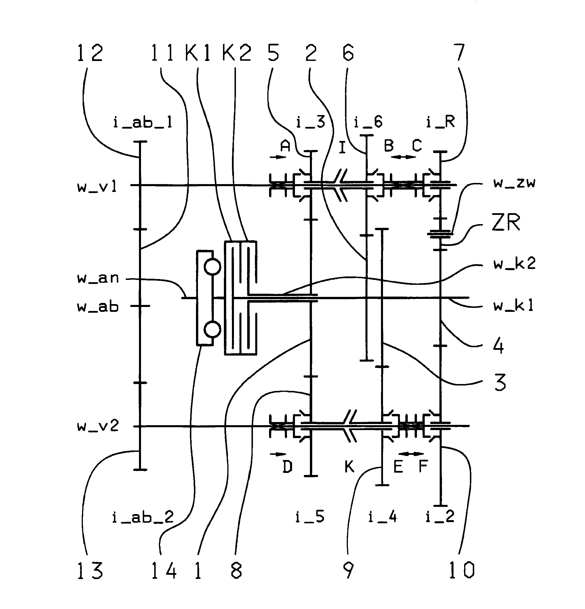 Dual clutch transmission