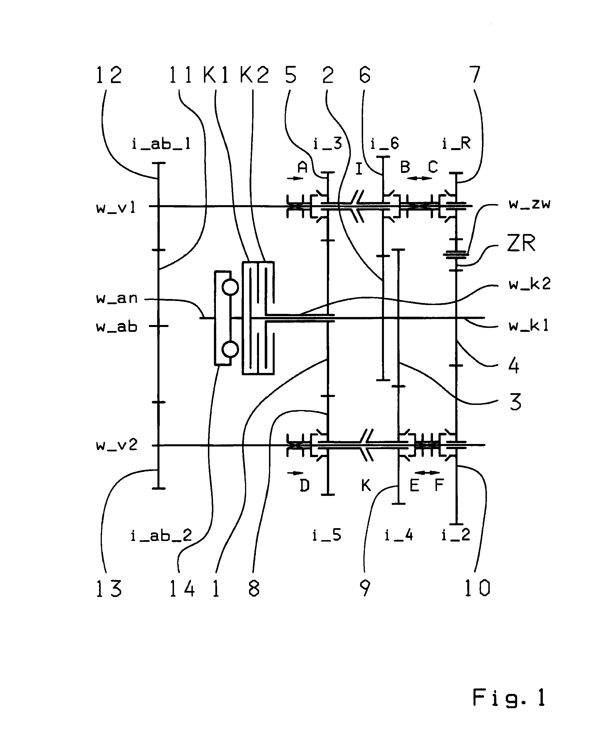 Dual clutch transmission