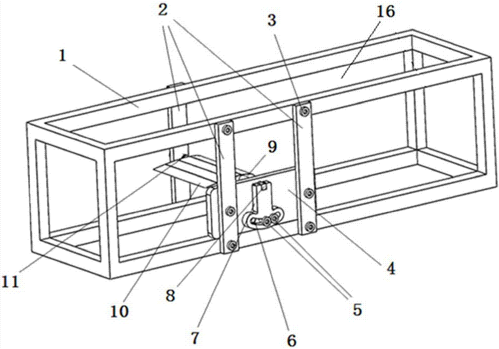 Variable-angle-of-attack hydrofoil cavitation water tunnel test system