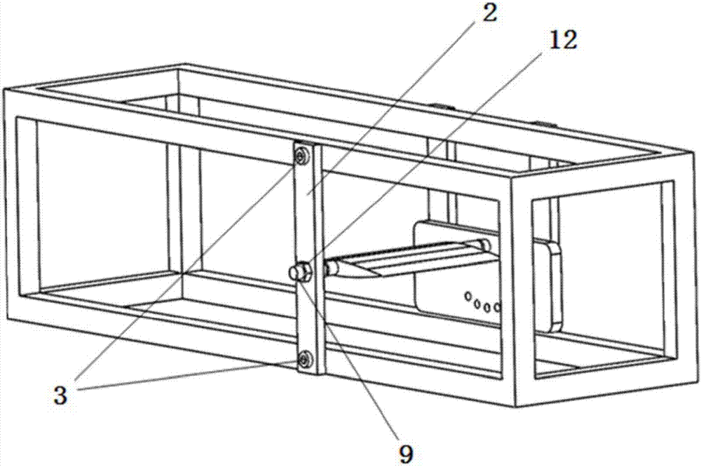 Variable-angle-of-attack hydrofoil cavitation water tunnel test system