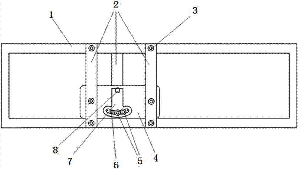 Variable-angle-of-attack hydrofoil cavitation water tunnel test system