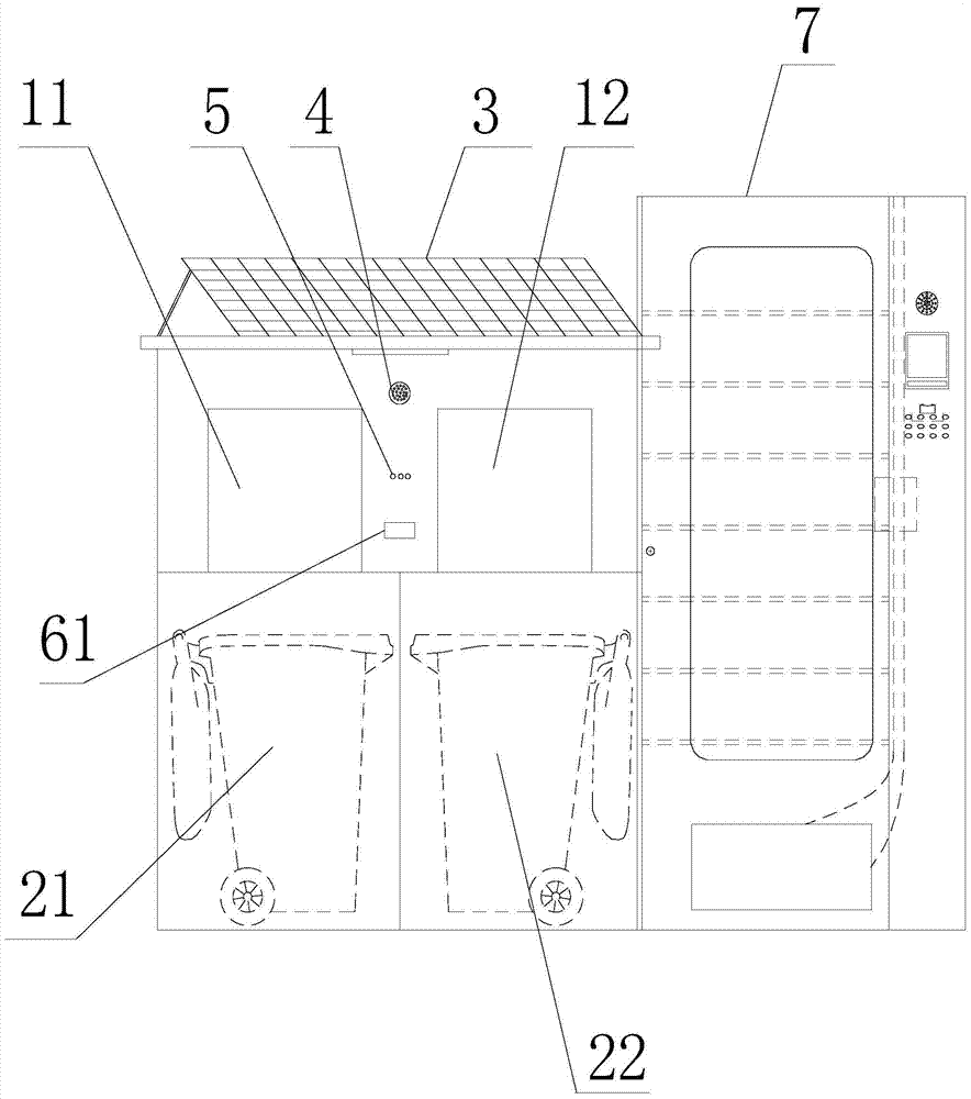 Garbage classification platform and method based on two-dimensional code recognition technology