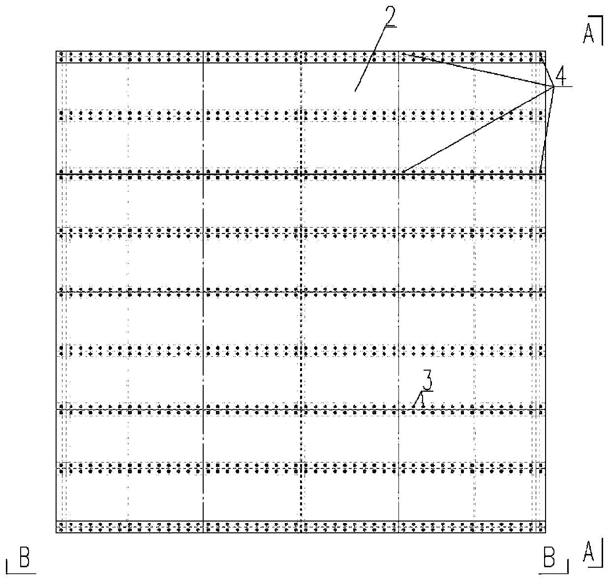 Fastening joint of assembly type reinforced concrete combination bridge and manufacturing method of fastening joint