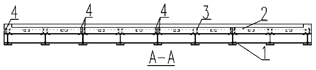 Fastening joint of assembly type reinforced concrete combination bridge and manufacturing method of fastening joint