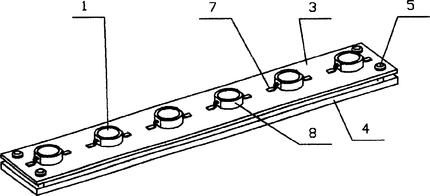 Light source module of power LED