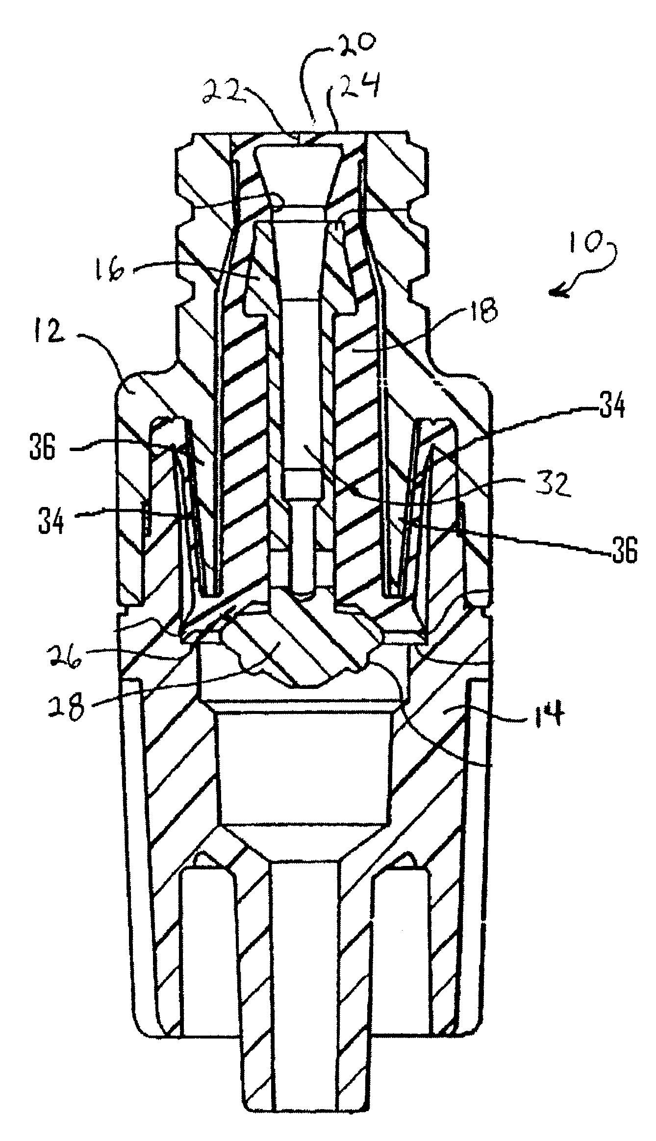 Lubricious or/and wettable or/and anti-thrombin elastomeric gland materials in luer activated devices