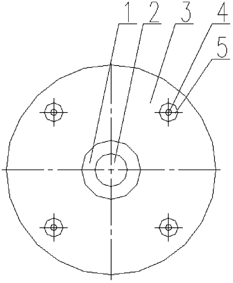 Special equipment for measuring positions of bottom claw threaded hole and crankshaft hole of cylinder block