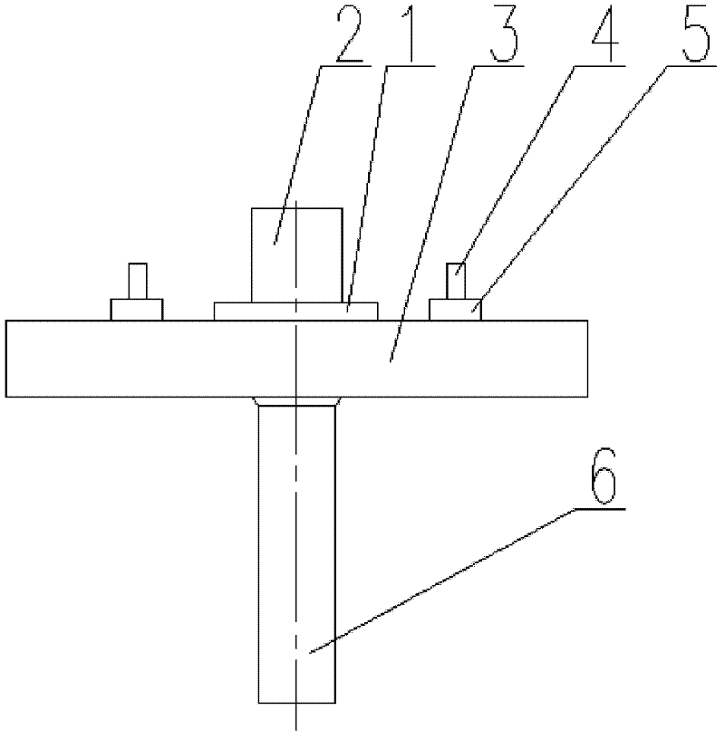 Special equipment for measuring positions of bottom claw threaded hole and crankshaft hole of cylinder block