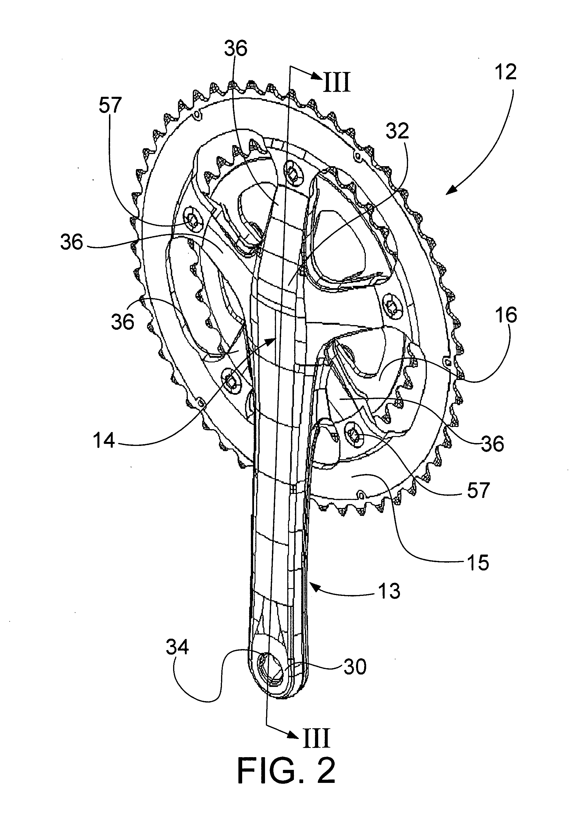 Bicycle crankset