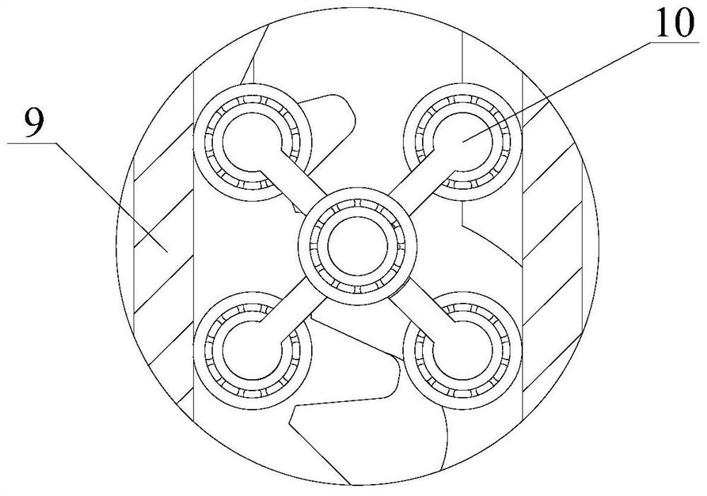 A test device and method for applying continuous impact load