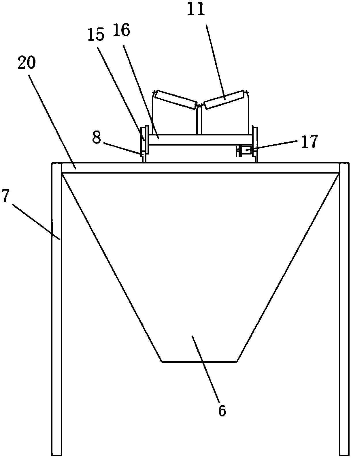 Multi-storage bin automatic material distribution device