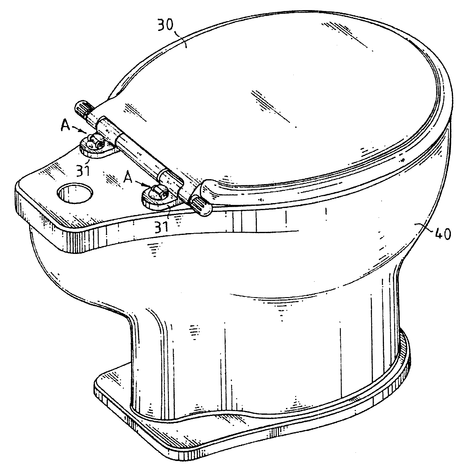 Quick Release Toilet Mechanism