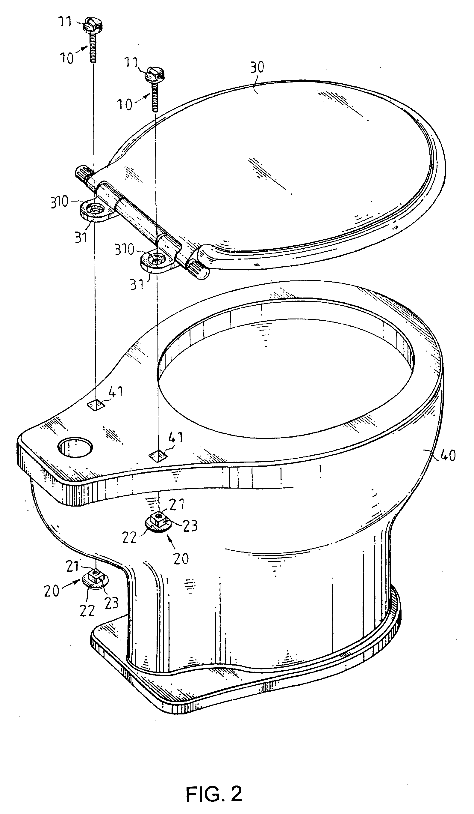 Quick Release Toilet Mechanism