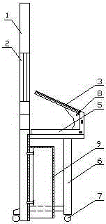 Nuclide injection protection lead screen