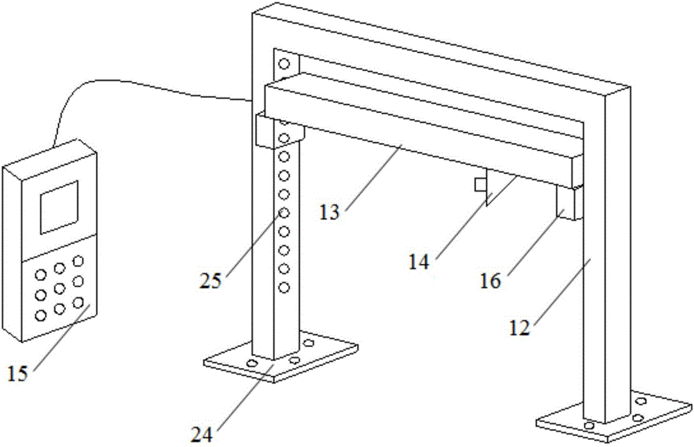 Single-pile cyclic loading model test system capable of preparing anisotropic sandy soil sample