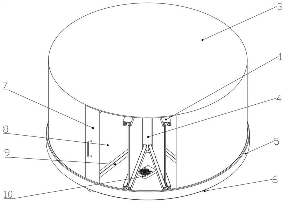 Drying and storing integrated device for screen printing plate