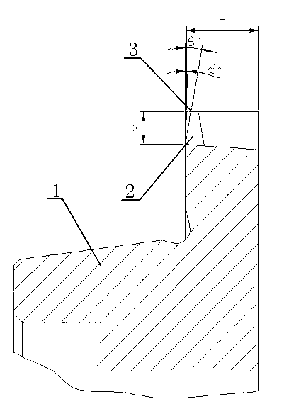 Synchronizer jointing tooth for car