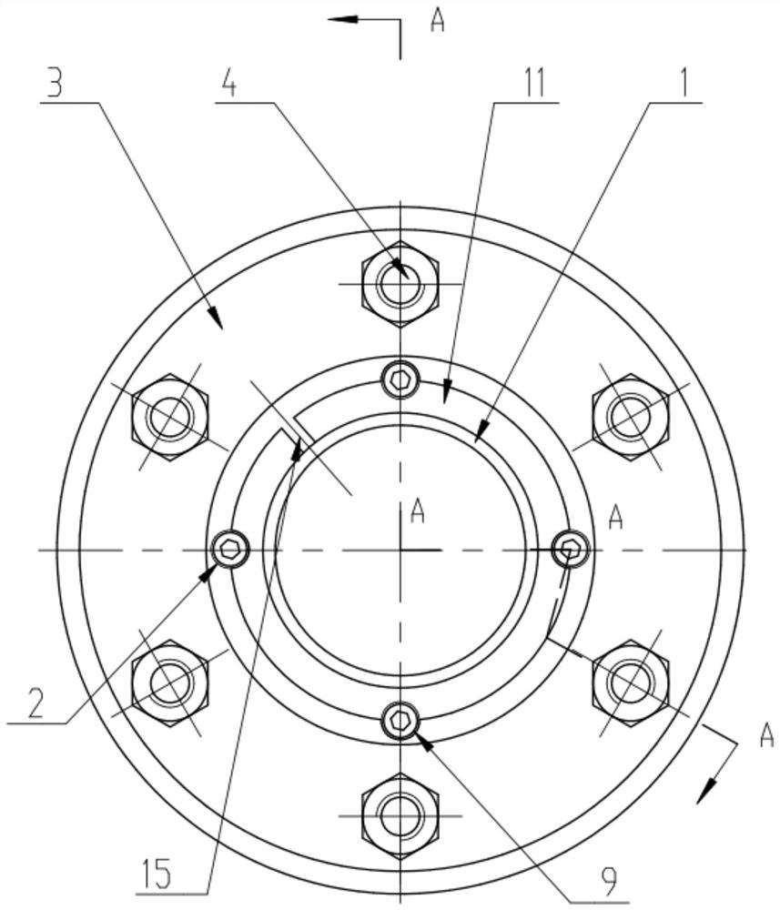 A municipal water supply and drainage pipeline connection structure