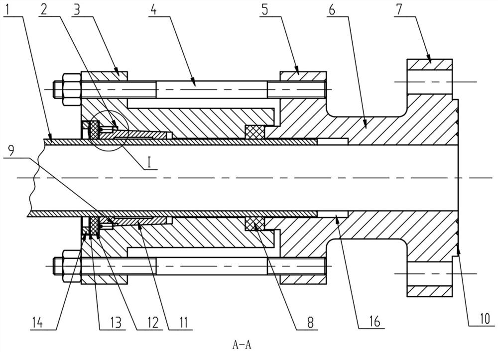 A municipal water supply and drainage pipeline connection structure