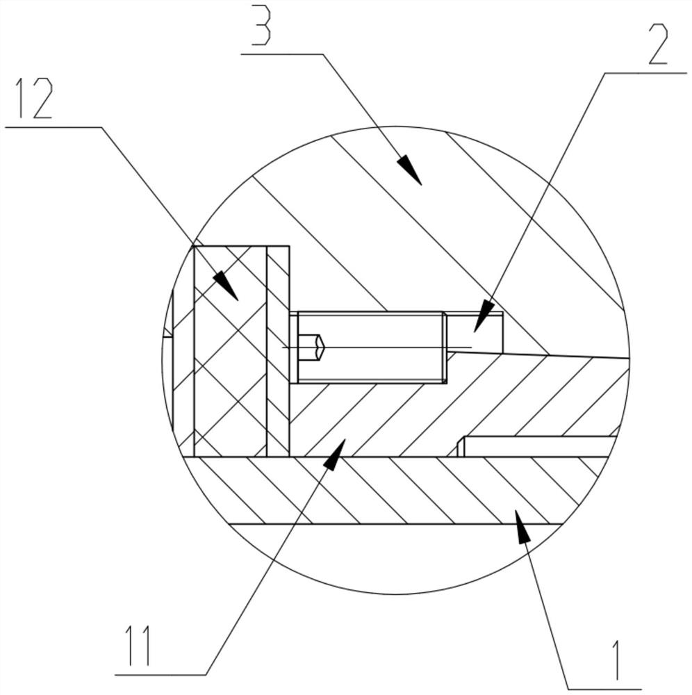 A municipal water supply and drainage pipeline connection structure