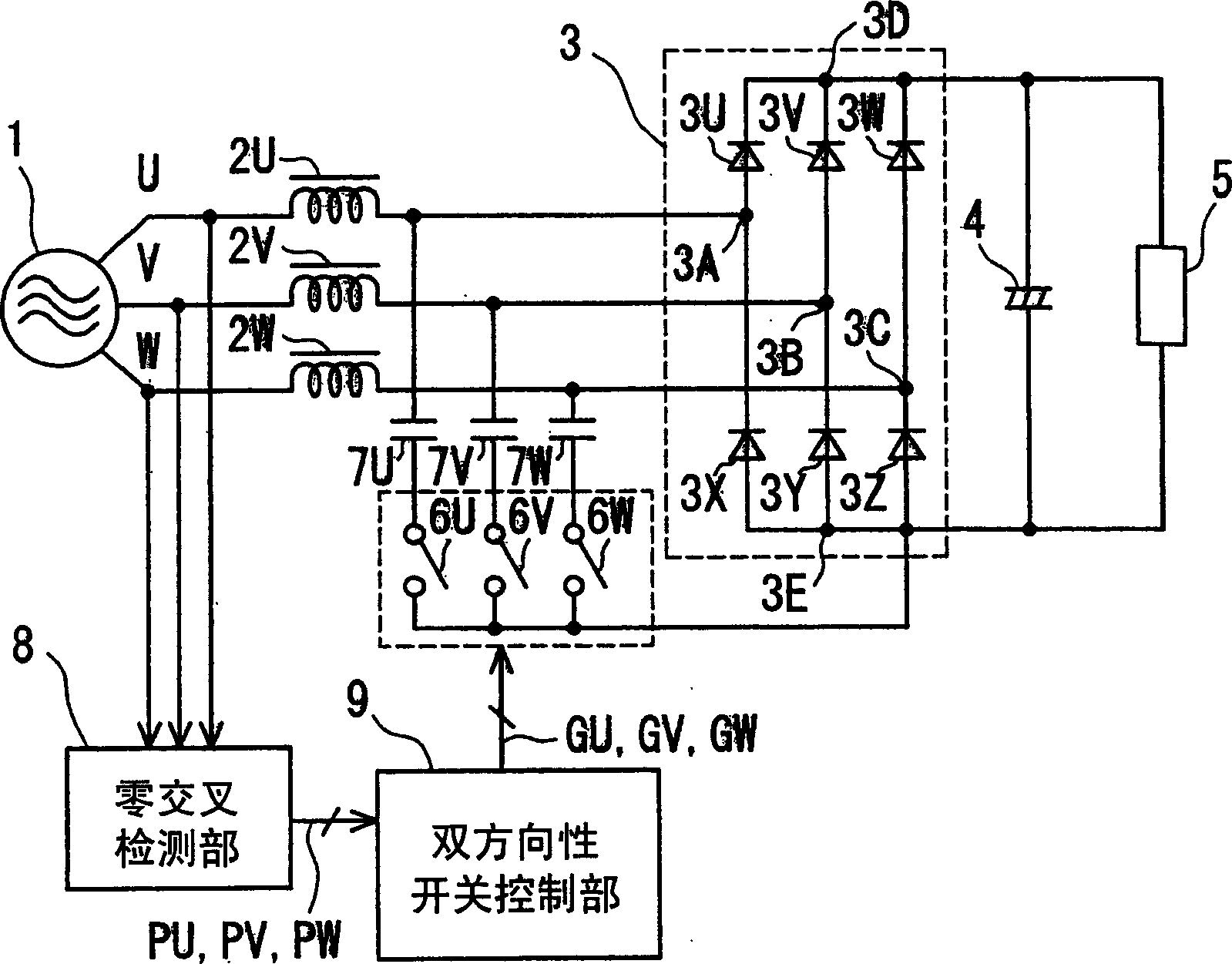 Direct current power supply apparatus and control method for the same, and a compressor drive apparatus