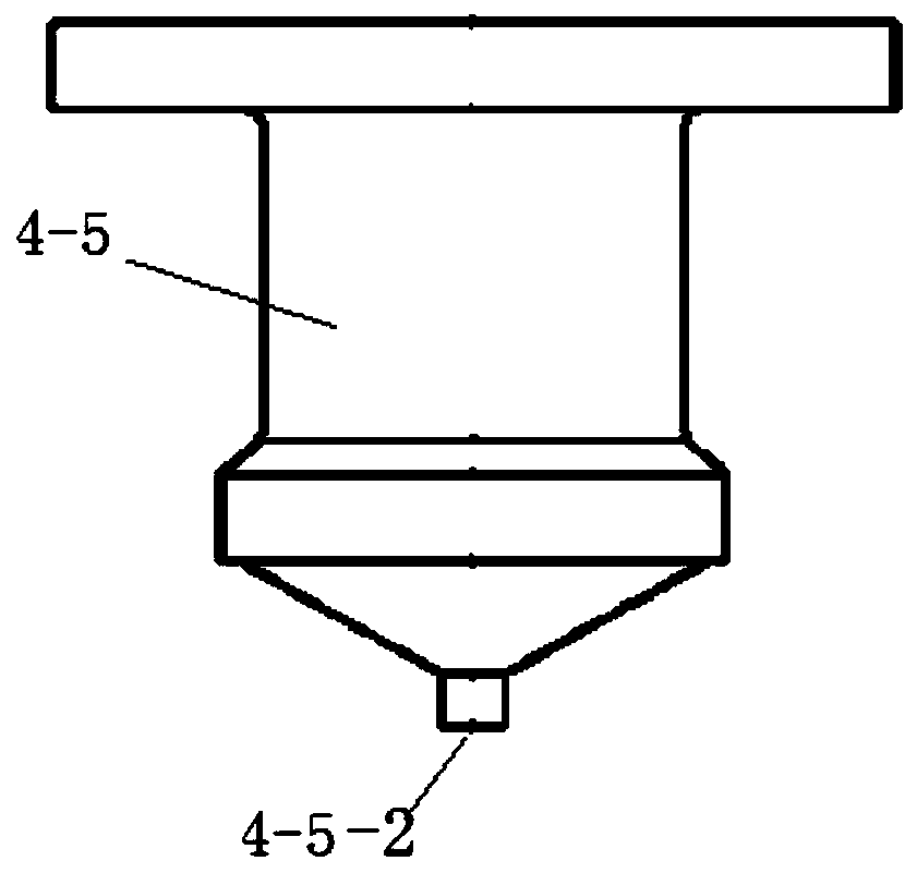 Clamp and method for removing burrs of central flow channel of aero-engine oil nozzle through abrasive particle flow