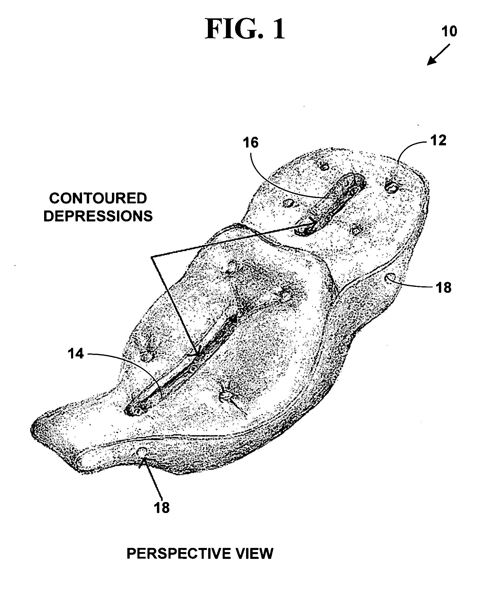 Contour motorcycle seat