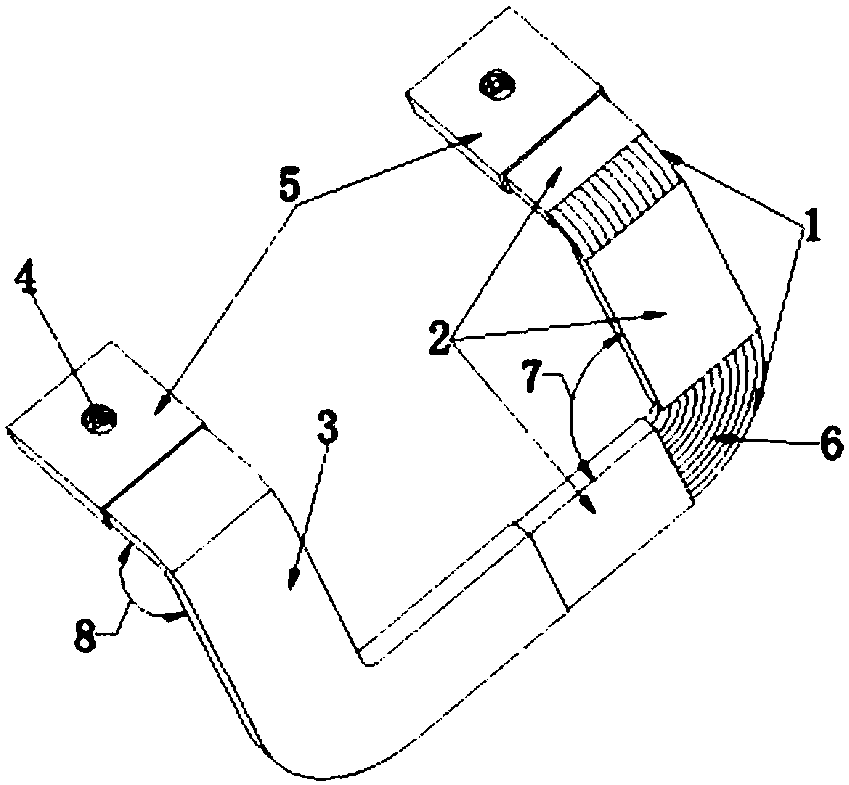 Flexible bus and preparation method thereof