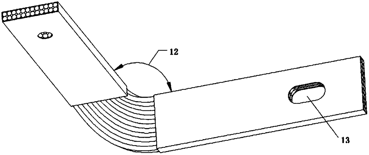 Flexible bus and preparation method thereof