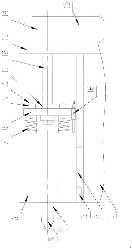 An Offset Torsion Beam Elastic Tailstock