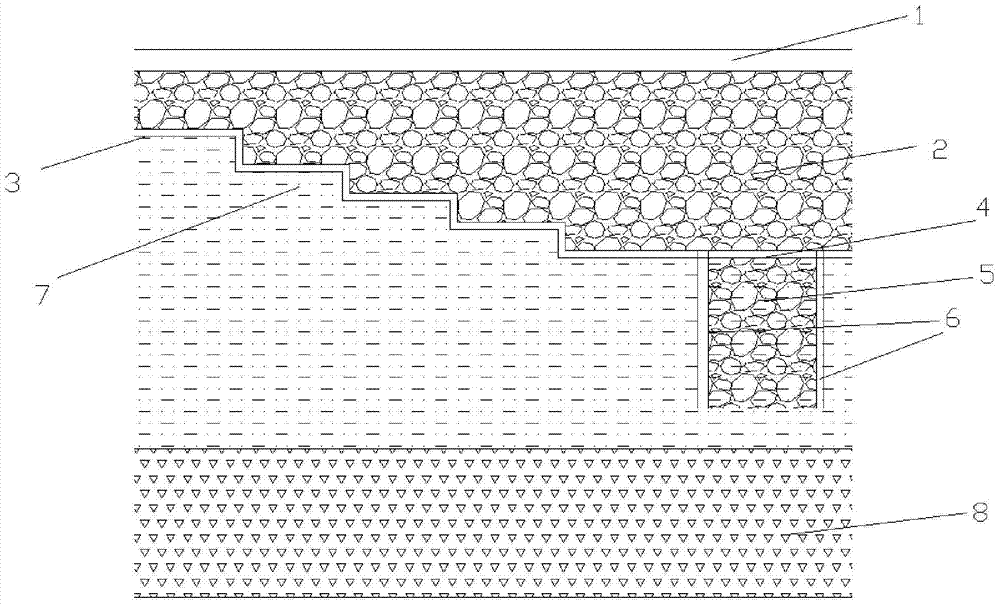 A rapid drainage pavement structure for urban low-lying roads