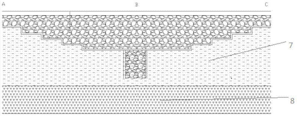 A rapid drainage pavement structure for urban low-lying roads