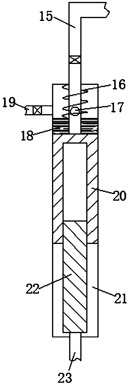 Wind-proof device of flower planting groove for vertical building ecological agriculture