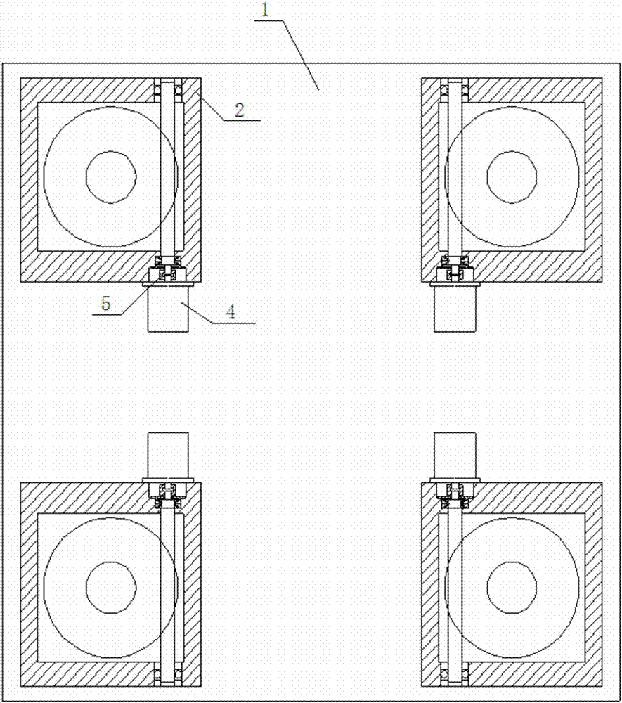 Control method for movable type four-wheel all-dimensional steering robot chassis