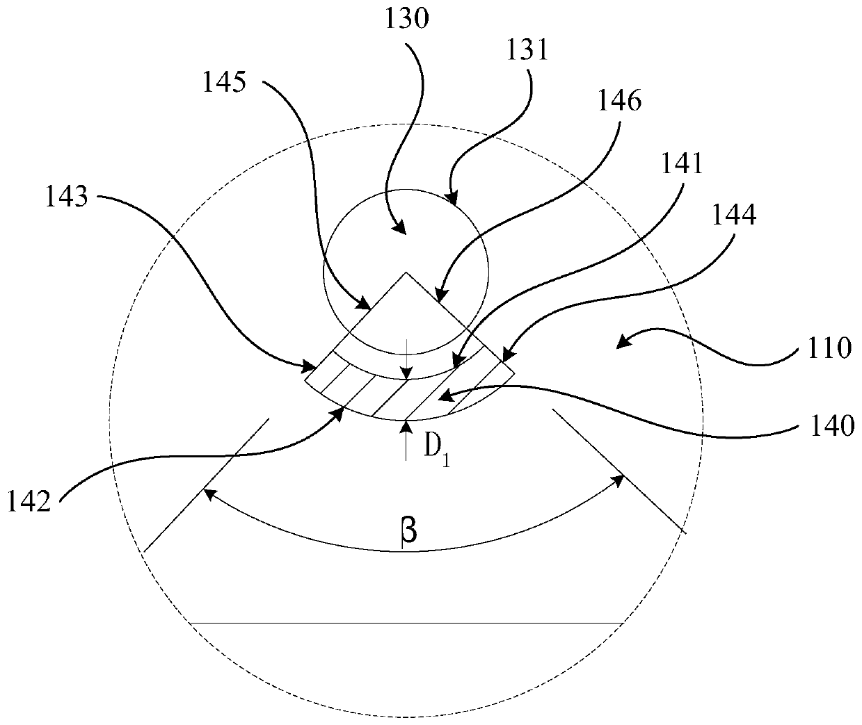 Dielectric waveguide filter and capacitive coupling structure thereof